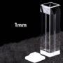 (VFOMS1) 0.35mL Semi-Micro Cuvette, PTFE Lid, Molded, Width 1mm, 4 Windows