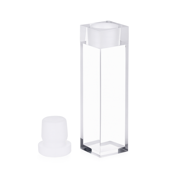 (VFPFA) 3.5mL Fluorescence Cuvette with PTFE Stopper, Fused, Lightpath 10mm