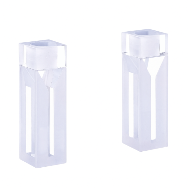 (VFPFS2) 0.7mL Semi-Micro Cuvette, Stopper, Fused, Width 2mm, 4 Windows - Image 4