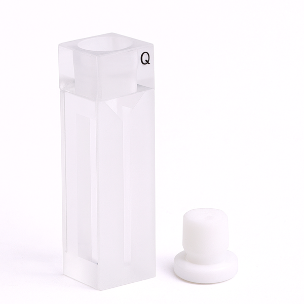 (VFPFS5) Cubeta semimicro de 1,75 ml, tapón, fusionada, ancho de 5 mm, 4 ventanas