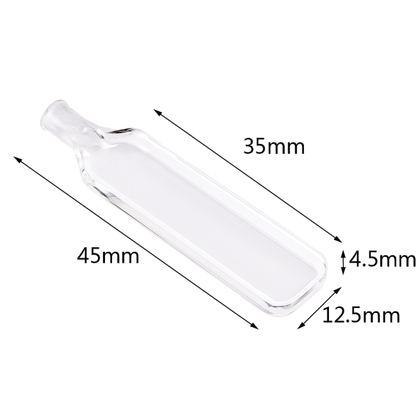 (VFPM7) 0.7mL Fluorescence Cuvette with PTFE Stopper, Molded, Round Base, Lightpath 2mm - Image 6