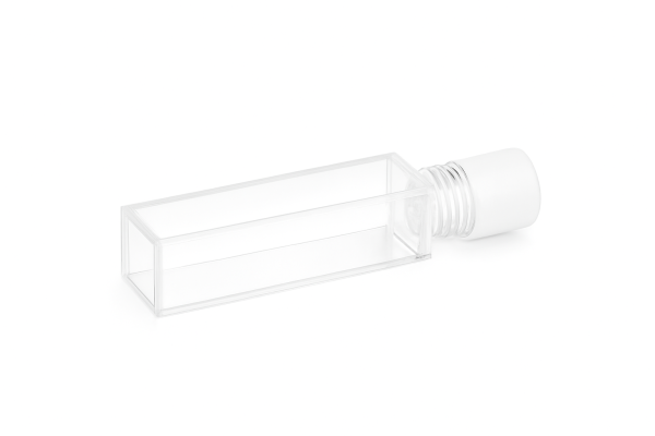 (VFSF2) 3.5mL Standard Fluorescence Cuvette with Screw Cap, Fused, Lightpath 10mm - Image 4