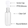(VFSM41) 3.5mL Standard Fluorescence Cuvette with Screw Cap, Molded, Round Bottom, Lightpath 10mm