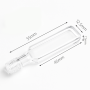 (VFSMF5) 1.75mL Fluorescence Cuvette with Screw Cap, Molded, Flat Base, Lightpath 5mm