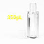 (VFSMS1) 0.35mL Semi-Micro Cuvette, Screw Cap, Molded, Width 1mm, 4 Windows