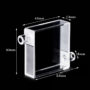 (VLB140) 16mL Flow Cell, Quartz Tubes OD 8mm, 4 Windows, Lightpath 10 / 40 mm, Bonded