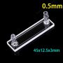 (VLB150) 150μL Flow Through Cell with Side Tubes, 2 Windows, Lightpath 0,5mm, Bonded