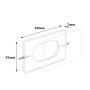 (VLB16D) 5mm Flow Cytometry Cell, Lightpath 5mm, Detachable Window, 2 Windows, Bonded
