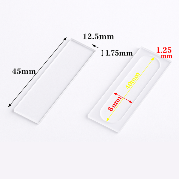 (VLBD05) 150 μL Ultra Micro Detachable Cuvette, Lightpath 0.5mm, 2 Windows, Bonded