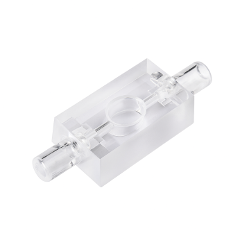 (VLBDU) 0,2 mm Dual Channel Flow Cell, Celletælling, 2 Vinduer, Flowcytometri, Bonded