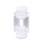 (VLFPP) 1.3mL Flow Cell with PTFE Stoppers, Airtight, 2 Windows, Lightpath 10 mm, Fused