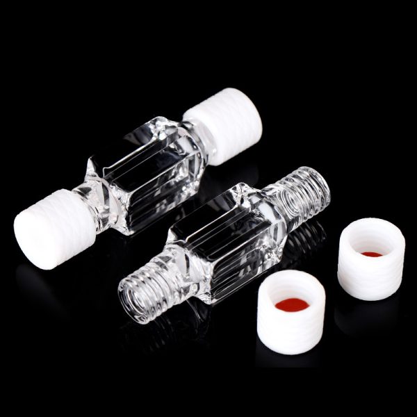 (VCLMN1) 0.2mL Flow Cell with PTFE Screw Cap, Airtight, 4 Windows, Lightpath 1 or 10 mm, Molded - Image 2