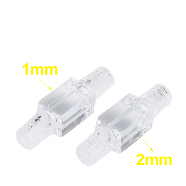 (VCLMN2) 0.4mL Flow Cell with PTFE Screw Cap, Airtight, 4 Windows, Lightpath 2 or 10 mm, Molded - Image 4