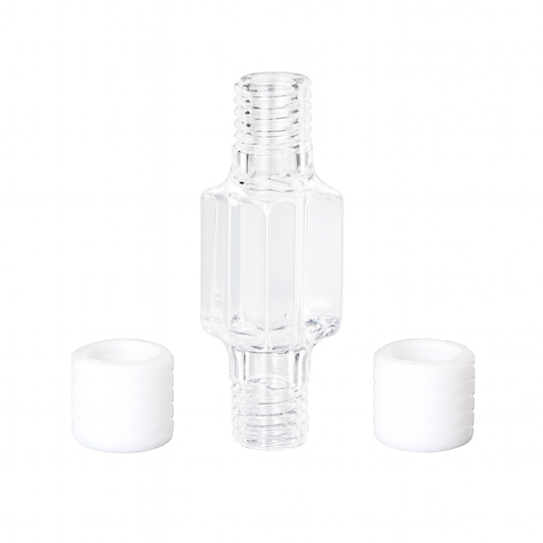 (VCLMN2) 0.4mL Flow Cell with PTFE Screw Cap, Airtight, 4 Windows, Lightpath 2 or 10 mm, Molded - Image 3