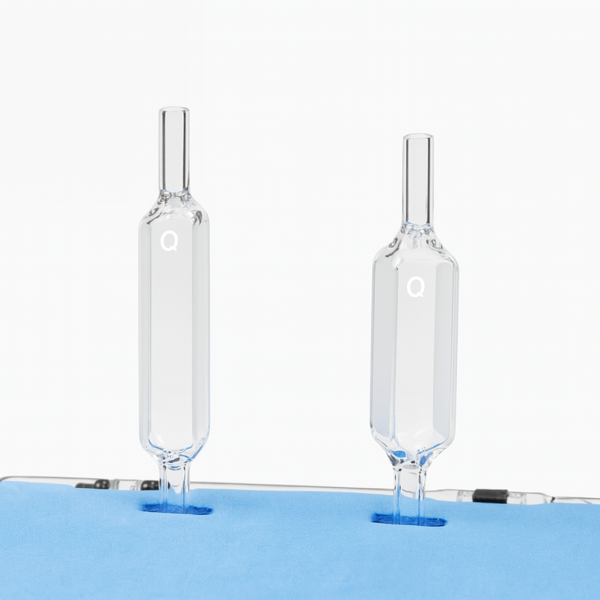 (VLM02) 0.7mL Flow Cell, Tube OD 5mm, Height 76mm, 2 Windows, Lightpath 2mm, Molded - Image 4