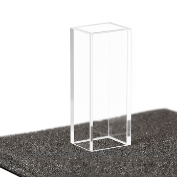 (VLM1317) 11mL Flow Cuvette with 2 Ends Open, Lightpath 13/17mm, 4 Windows, Molded