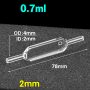 (VLM24) 0,7 ml flowcelle, rør OD 4 mm, højde 78 mm, 4 vinduer, lysvej 2 mm, støbt