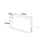 (VLM860) 860μL Flow Cell, Quartz Tubes, 2 Windows, Lightpath 1mm, Molded