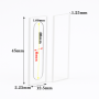 (VLMD10) 300 μL Ultra Micro Detachable Cuvette, Lightpath 1mm, 2 Windows, Molded