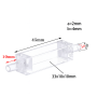 (VLMF10) 3.5mL Flow Through Cell, Bubble Free, Lightpath 10mm, 4 Windows, Molded