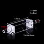 (VLMF10) 3,5 ml Flow Through Cell, Bubble Free, Lightpath 10mm, 4 Windows, Valettu