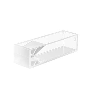 (VNE031) 50uL Sub Micro Fluorescence Cuvette, 4 Walls Clear, Lightpath 2/10mm, Bonded, Z dim 5.5mm