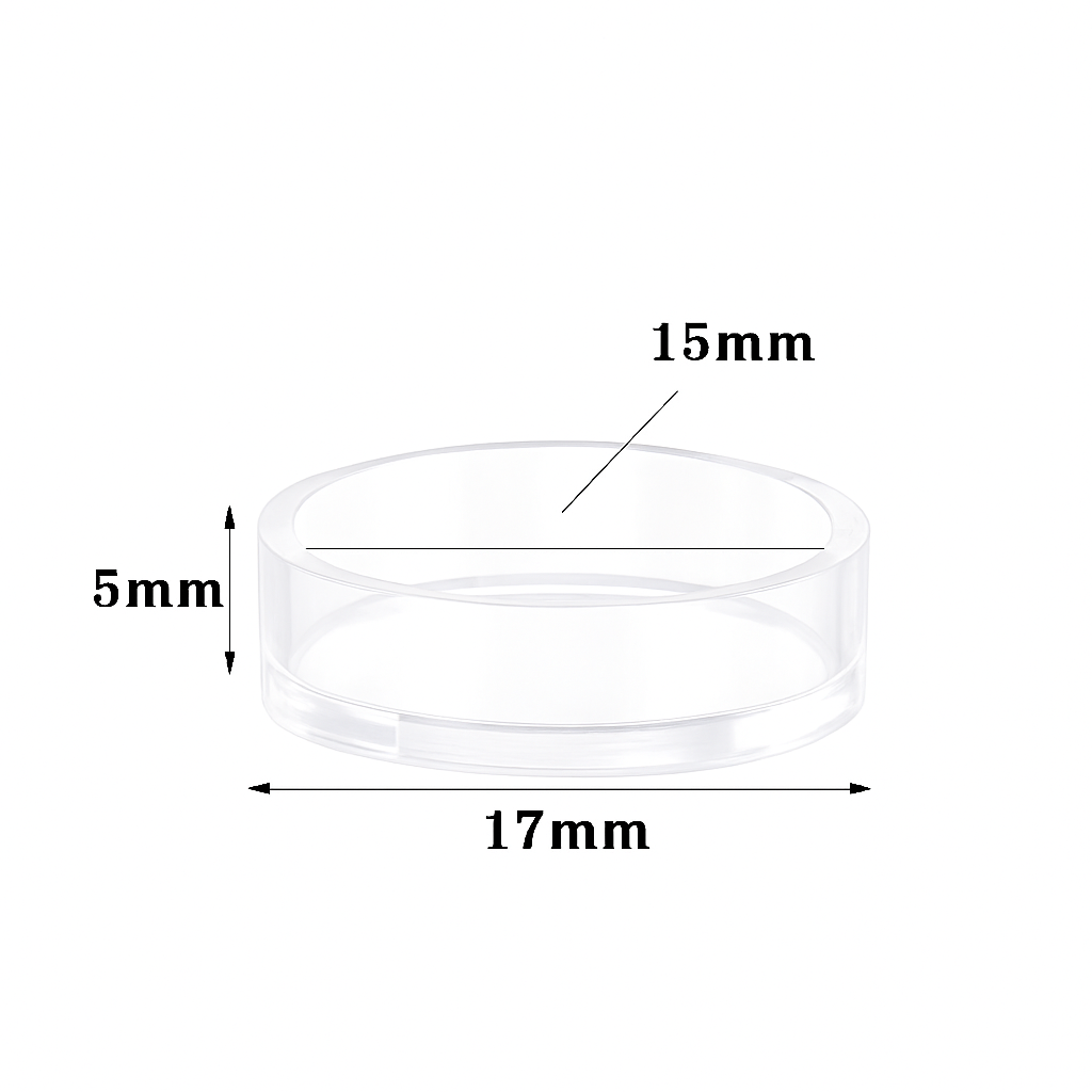 (VRM15) 0.7mL Cell for Reflection Measurement, no Cover, 17x5 mm, Wall 1mm, Fused