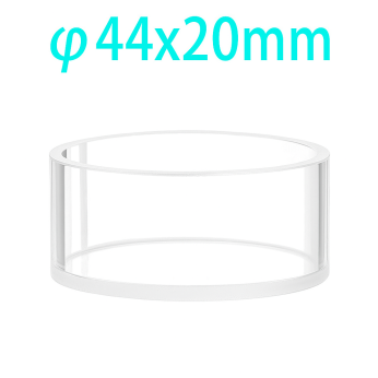 Cuvettes and Cells Custom Fabrication 278 (VROF44) 20mL Cell for Reflection Measurement, 44x20mm, Wall Thickness 2mm, Fused