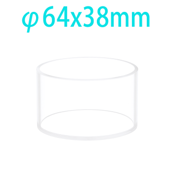 Cuvettes and Cells Custom Fabrication 281 (VROF64) 64mm Cell for Reflection Measurement, 64x38mm, Fused