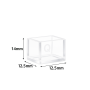 (VFOF14) 1.2mL Short Height Cuvette, 14x12.5x12.5 mm, 5 Windows, Fused, Lightpath 10mm