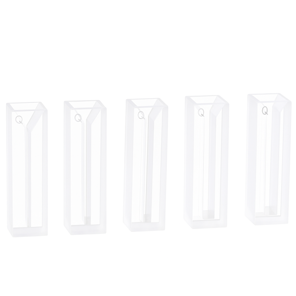 (VAOBM1) 0.35mL Semi-Micro Cuvette, PTFE Lid, Bonded, Width 1mm, 2 Windows - Image 4