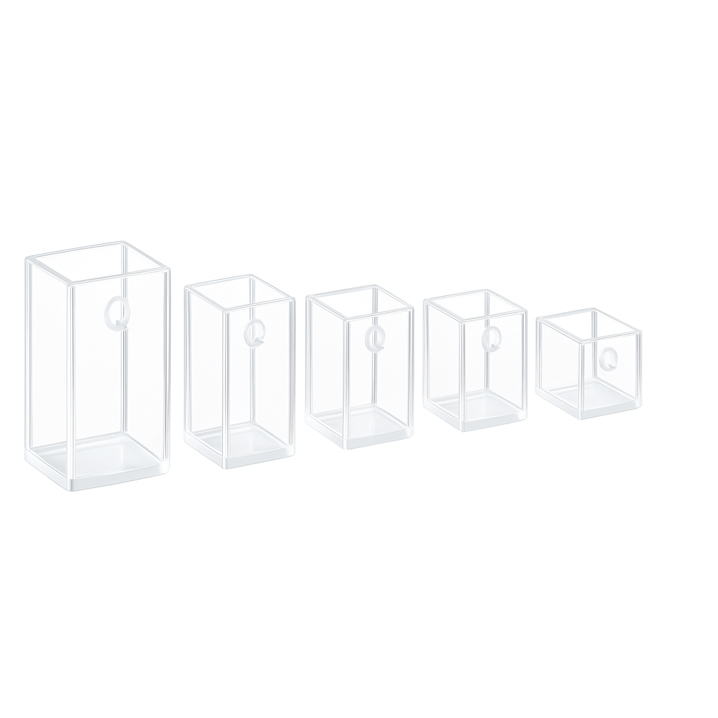 (VFOF14) 1.2mL Short Height Cuvette, 14x12.5x12.5 mm, 5 Windows, Fused, Lightpath 10mm 4 (VFOF14) 1.2mL Short Height Cuvette, 14x12.5x12.5 mm, 5 Windows, Fused, Lightpath 10mm - Image 4
