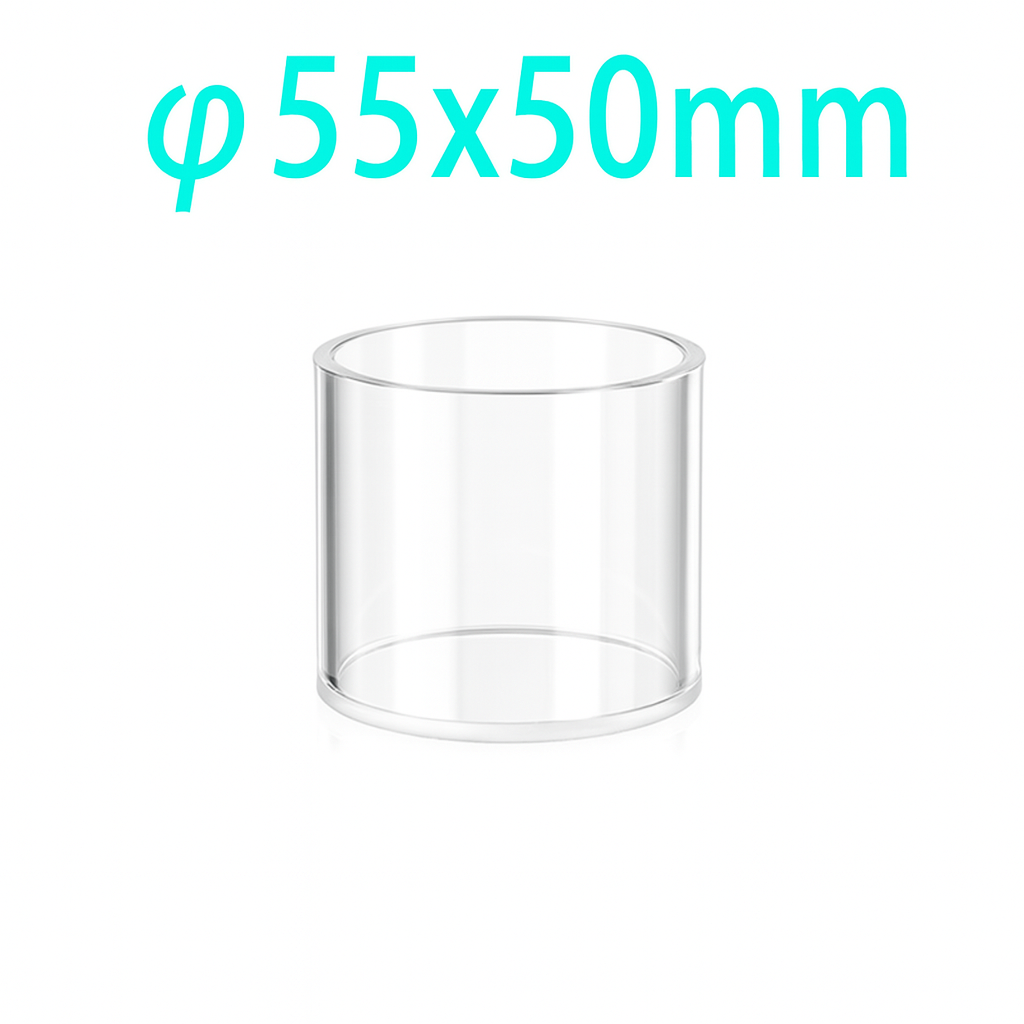 Cuvettes and Cells - Size Chart 377 (VROF50) 93mL Cell for Reflection Measurement, 55x50mm, Wall Thickness 2.5mm, Fused
