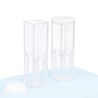 (VP030) Disposable Semi-Micro Fluorescence Cuvettes, Polystyrene (PS) Plastic, 1.5mL, Lightpath 10mm, 340 - 750 nm, Visible Range