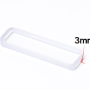 (VG023) 1.05mL Absorption Cuvette with Lid, Glass Material, Fused, Lightpath 3mm, 350 - 2000nm, 2 Clear Walls