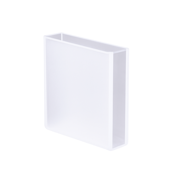 (VG037) 14mL Absorption Cuvette with Lid, Glass Material, Fused, Lightpath 40mm, 350 - 2000nm, 2 Clear Walls