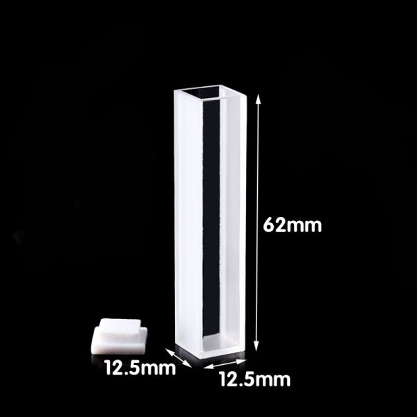 (VG051) 82mm Customized Cuvette, 7ml, Glass Material, Bonded, Lightpath 10mm, 350 - 2000nm, 2 Clear Walls - Image 5