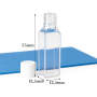 (VNE029) 3.5mL IR Fluorescence Cuvette with Screw Cap, Molded, Round Bottom, Lightpath 10mm