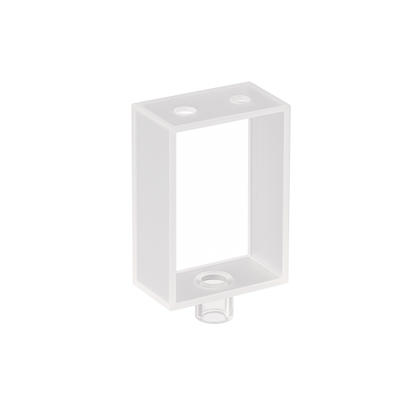 (VNE030) 6mL Customized Flow Cell, 2 Windows, Lightpath 10mm, Bonded - Image 2