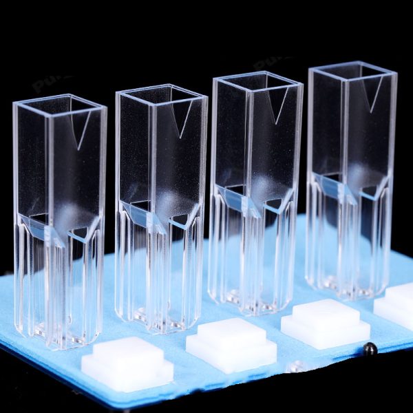 (VP030) Disposable Semi-Micro Fluorescence Cuvettes, Polystyrene (PS) Plastic, 1.5mL, Lightpath 10mm, 340 - 750 nm, Visible Range - Image 2