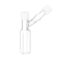 (VNE065) 3.5mL Fluorescence Cuvette with Double Tubes (Y-Shape), Molded, Lightpath 10 mm, 4 Clear Walls